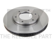 2x NK front axle brake disc, 285 mm, 204567