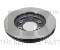 2x NK front axle brake disc, 285 mm, 204567