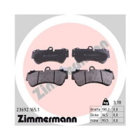 ZIMMERMANN Bremsbelagsatz Bremsbeläge Vorderachse...
