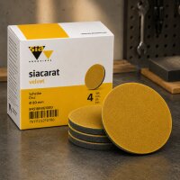 4x SIA siacarat velvet Schleifscheibe Ø80mm P1000...