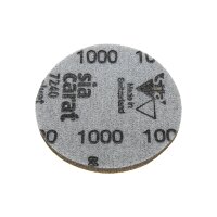 4x SIA siacarat velvet Schleifscheibe Ø80mm P1000 Klett SIA 845186861000