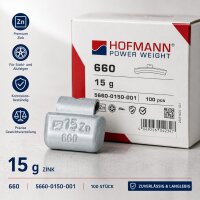 HOFFMANN Schlaggewicht Wuchten Wucht Gewicht 15g Typ660...