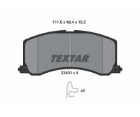 TEXTAR Bremsbelagsatz Scheibenbremse 2340001