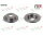 2x FTE Bremsscheibe Hinterachse Ø260mm für Honda MG Rover