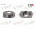 2x FTE Bremsscheibe Hinterachse Ø260mm für Honda MG Rover
