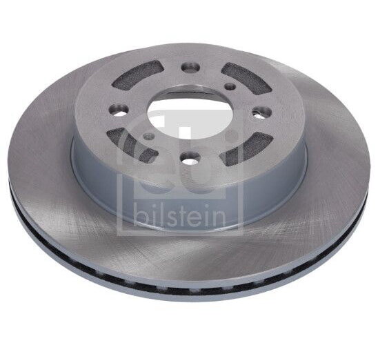 2x FEBI Front Axle Brake Disc 257mm 108565