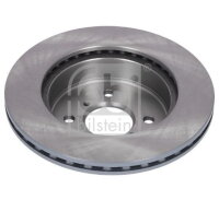 2x FEBI Front Axle Brake Disc 257mm 108565