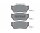 Bremsbeläge vorne für Nissan Sunny 100NX Sentra TEXTAR 2165701 Bremsklötze