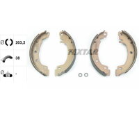 Bremsbackensatz Hinten Renault Megane TEXTAR Trommelbremse 91049500