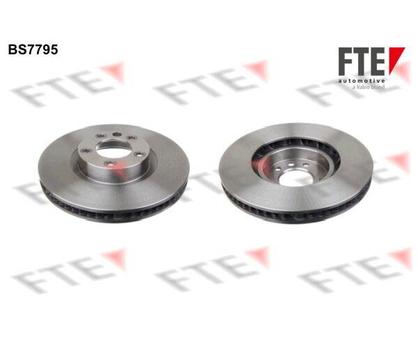 1x FTE Bremsscheibe Vorderachse Ø 360mm für VW Porsche BS7795