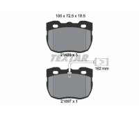TEXTAR Bremsbelagsatz Bremsbeläge VORDERACHSE...