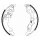 Bremsbackensatz Hinten Fiat Punto 2 TEXTAR Trommelbremse 91054300
