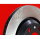 1x METZGER front brake disc, 344 mm diameter, for Mercedes