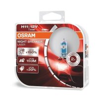 Scheinwerferlampen OSRAM Night Breaker Laser H11 12V 55W...