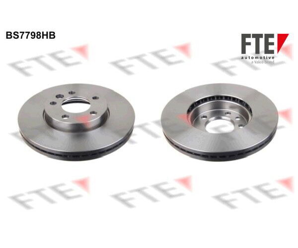 2x FTE front axle brake rotors, 308 mm, BS7798HB