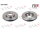 2x FTE front axle brake rotors, 308 mm, BS7798HB