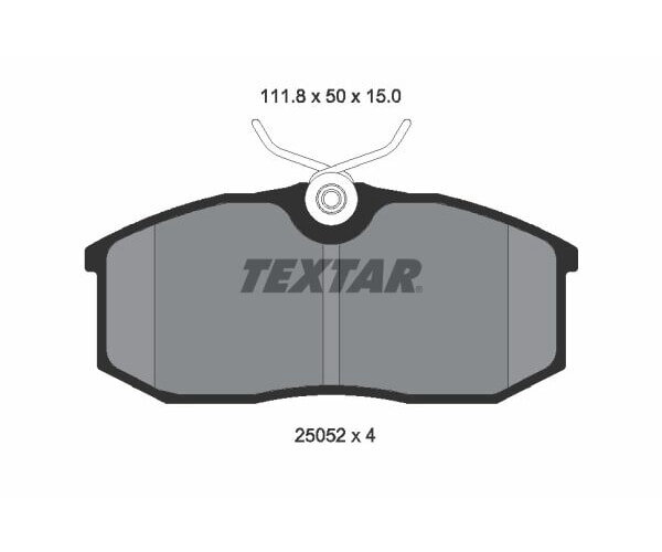 Bremsbelagsatz Bremsbeläge vorne für Ford Courier Ranger Mazda B-Serie Textar