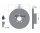 1x TEXTAR brake disc, front axle, Ø 328 mm, for BMW 92257105