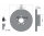 1x TEXTAR brake disc, front axle, Ø 328 mm, for BMW 92257105