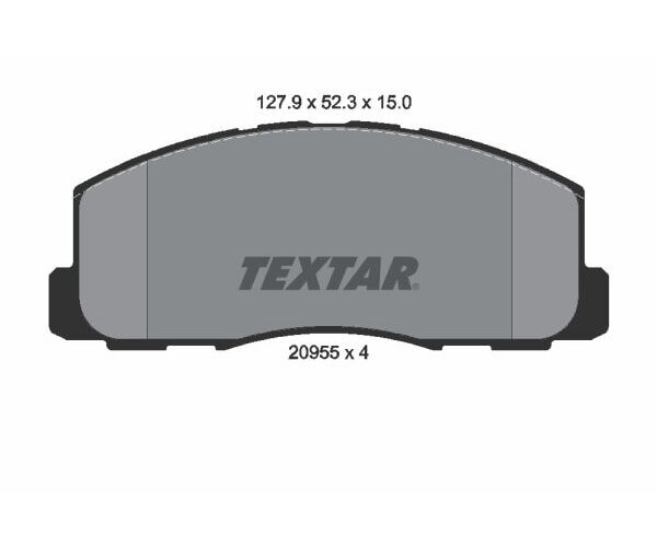 Bremsbeläge vorne für Mitsubishi Colt Lancer Galant TEXTAR 2095501 Bremsbelag