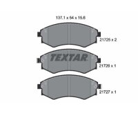 TEXTAR Bremsbelagsatz für Daewoo Nissan Ssangyong...