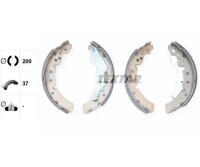 Bremsbackensatz Hinten Toyota Corolla Carina TEXTAR Trommelbremse 91056700