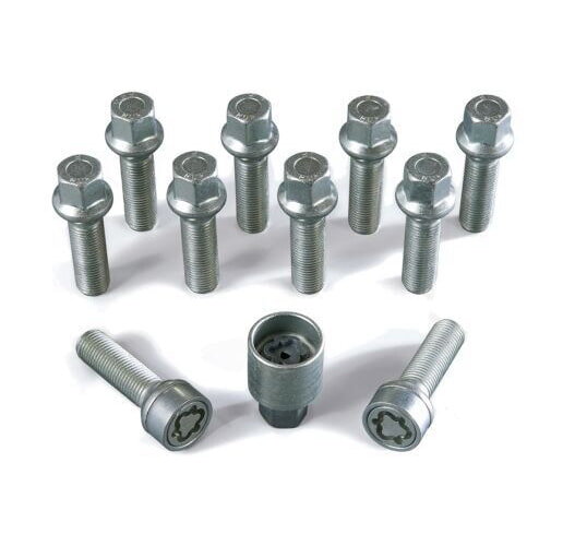 Radschrauben Set H&R 1456802SET M14x1,5x68 Kugelbund R14 SW17 Felgenschloss