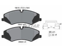 TEXTAR Bremsbelagsatz für Land Rover Range Rover III L322 Bremsklötze vorne