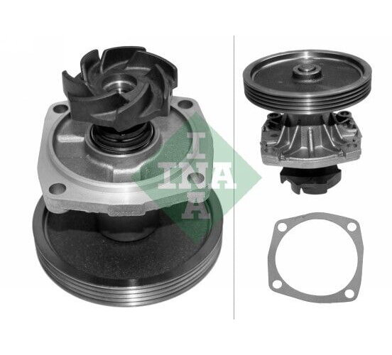 Wasserpumpe INA 538 0429 10 4 Rippen Riemenscheibe Fiat Uno Tipo Fiorino