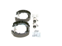 Bremsbackensatz hinten vormontiert mit Radbremszylinder BOSCH 0 204 114 705