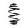 Fahrwerksfeder Schraubenfeder BMW SPIDAN 3er E46 hinten Miniblock 49797