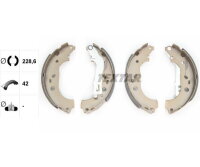 Bremsbackensatz Hinten Opel Fiat Lancia Cadillac TEXTAR Trommelbremse 91062000