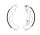 Bremsbackensatz Hinten Opel Fiat Lancia Cadillac TEXTAR Trommelbremse 91062000