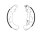 Bremsbackensatz Hinten Opel Fiat Lancia Cadillac TEXTAR Trommelbremse 91062000