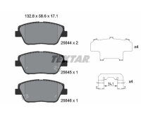 TEXTAR Bremsbelagsatz Bremsbeläge VORDERACHSE für HYUNDAI GRANDEUR KIA OPTIMA