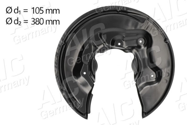 AIC Spritzblech Bremsscheibe Ankerblech 57835 Hinterachse rechts für Skoda VW