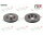 2x FTE front axle brake rotors, 300 mm diameter, for Ford, Land Rover, and Volvo (part number BS5562B)