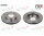 2x FTE front axle brake rotors, 239 mm
