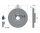 1x TEXTAR PRO front brake disc, 325 mm diameter, for JAGUAR E-PACE and LAND ROVER