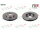 2x FTE front brake discs, Ø 295 mm, for Mercedes-Benz BS7502