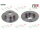2x FTE Front Axle Brake Disc 286mm for VW T3