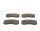 BOSCH Bremsbelagsatz Scheibenbremse 0986494993 für Audi