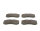 BOSCH Bremsbelagsatz Scheibenbremse 0986494993 für Audi