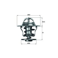 Thermostat, coolant BEHR