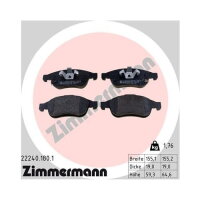 ZIMMERMANN Bremsbelagsatz Scheibenbremse 22240.180.1