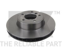 1x NK front brake disc, 324 mm diameter, for BMW