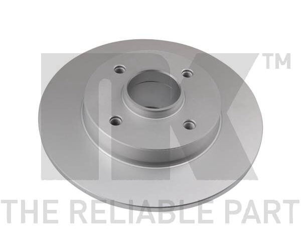 1x OEM rear brake disc, 249 mm diameter, for CITROËN C4 and PEUGEOT 307