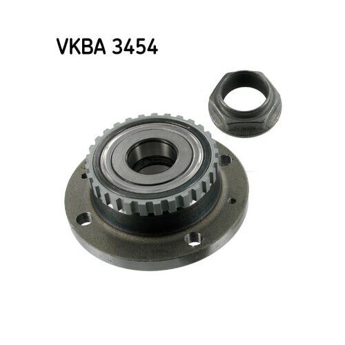 Radlagersatz Hinterachse mit ABS Sensorring 4-Loch SKF für Peugeot 406 VKBA3454