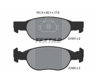 TEXTAR Bremsbelagsatz Bremsbeläge Q+ Vorderachse...