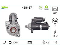 VALEO Starter Anlasser für VW Audi Skoda Seat Ford 12V 2kW 458167